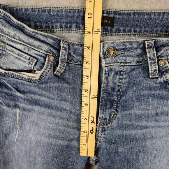 Silver Jeans Women's Skinny Jeans - Light Blue - Picture 16 of 16